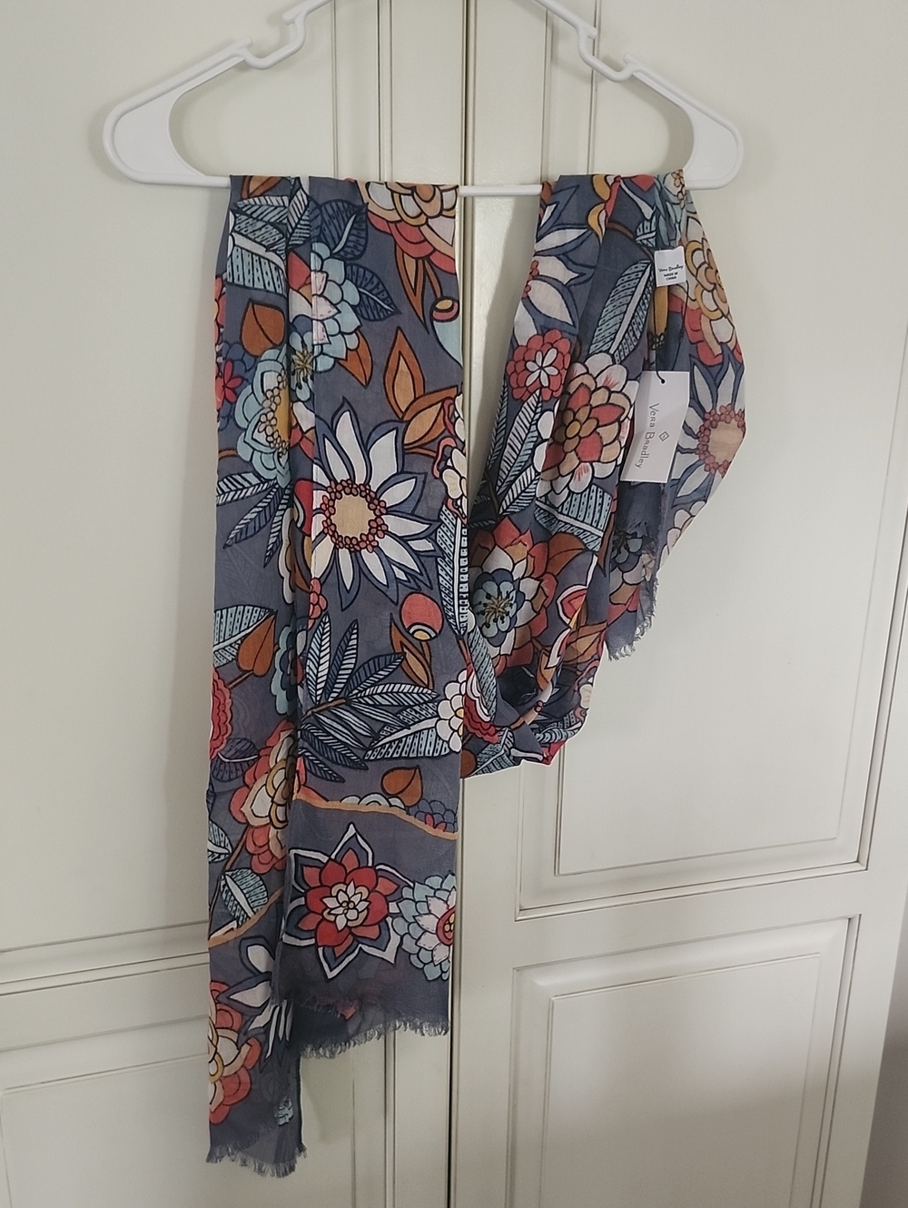 Vera Bradley Tropical Evening Soft Fringe Scarf